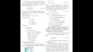Volume expansion, coefficient of cubical expansion