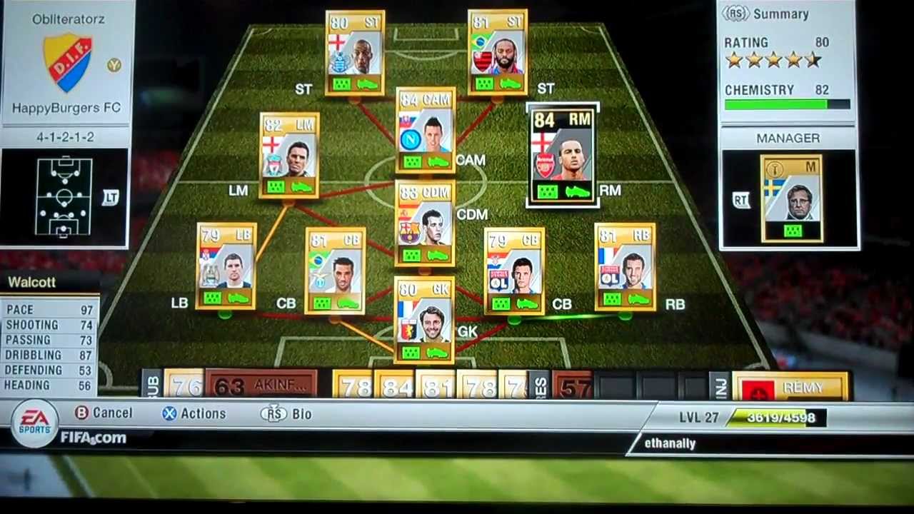 Fifa 12 Ultimate Team Player Reviews #2 - IF Walcott