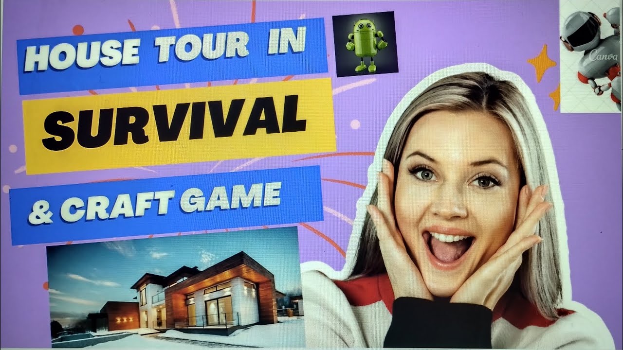 HOUSE TOUR 🏠🏤 in Survival & Craft game, Android 📲 - YouTube
