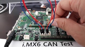 Windows Embedded Compact 2013 CAN Test in i.MX6 board.