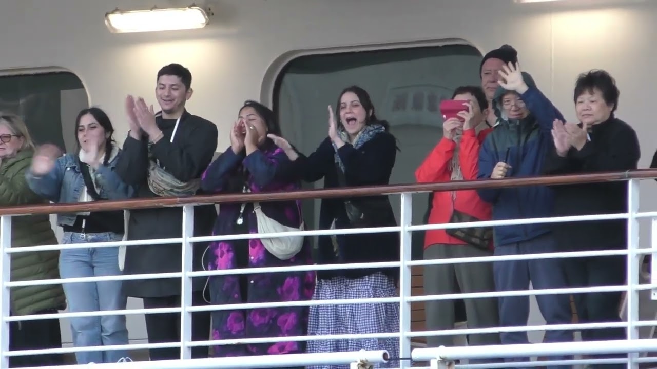 2025ダイヤモンドプリンセス出港20250320