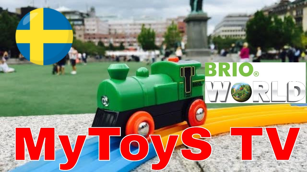 Brio World BRIO 33595 Green Engine visit Kungsträdgården, Stockholm, Sweden (01143)