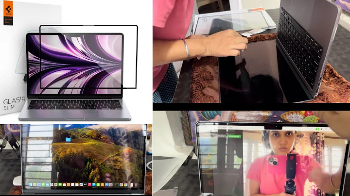 Applying Screen Protector By My Self|| Spigen  Screen Protector Guard for MacBook Air 13.6 inch M3.