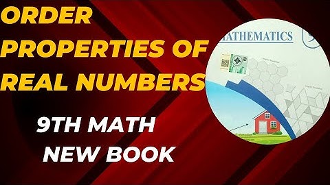 Order properties of real numbers @mathmagictv699