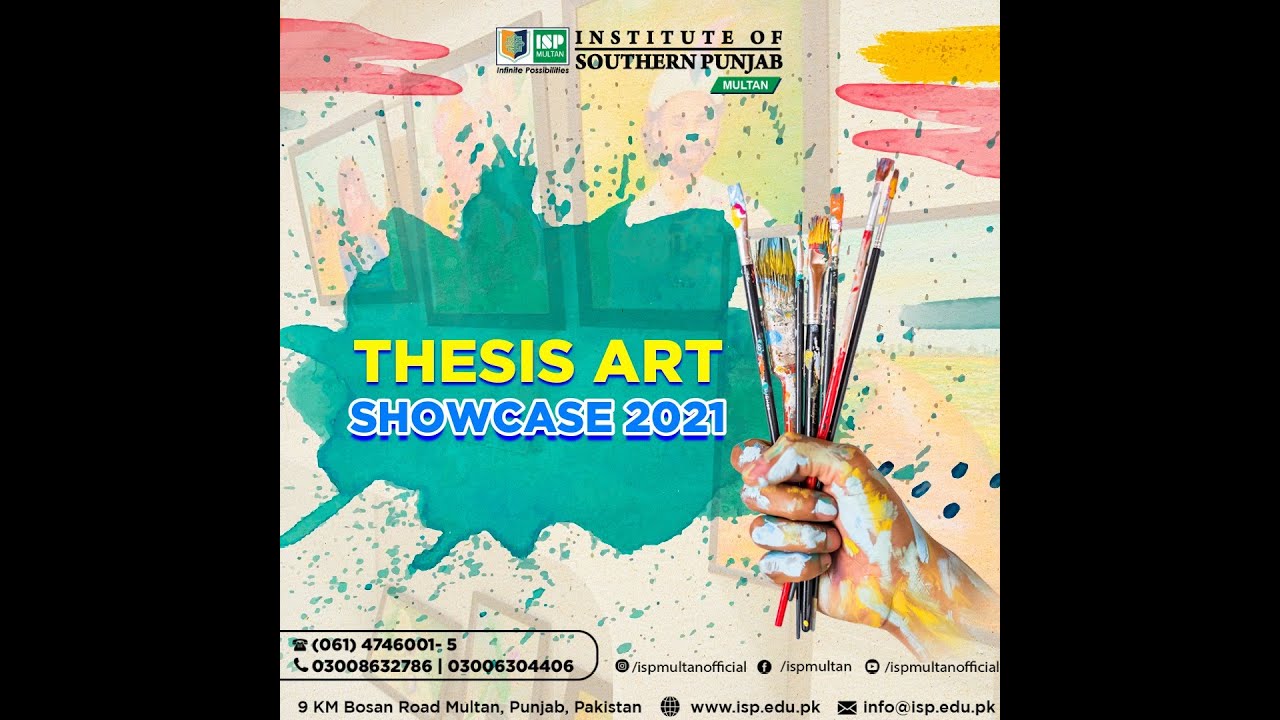 Thesis Art Showcase 2021| Art Gallery | Art Show in ISP Multan