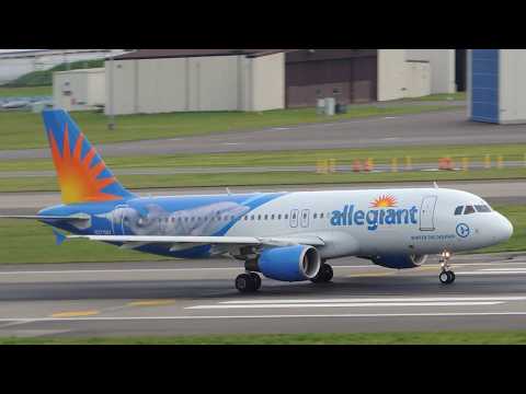 Allegiant Air Airbus A320-214 Winter the Dolphin [N271NV] takeoff from PDX