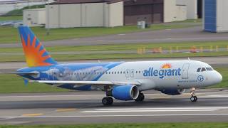 Allegiant Air Airbus A320-214 Winter the Dolphin [N271NV] takeoff from PDX