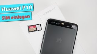Huawei P10: SIM Karte einlegen & Speicherkarte | deutsch - YouTube