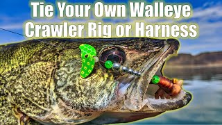 How To Tie Crawler and Harness Rigs for Walleye