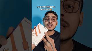 Best Tangle-Free Type-C Cable? ⚡ UBYTRONICS Review! #shorts #atrangitech #unboxing #budgettech