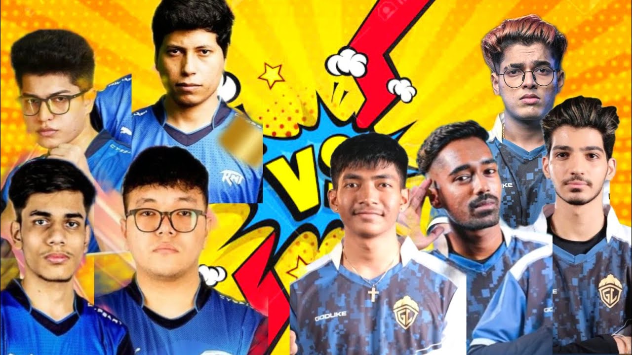 Godl vs RNT team 4vs4 🔥 intense fight 👀 