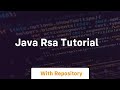 Java RSA Tutorial for Secure Data 🔐