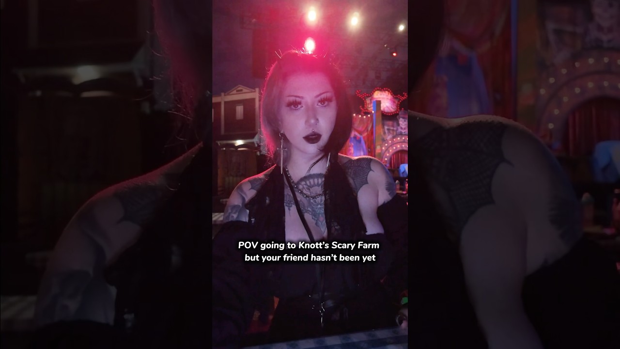 I wanted to do a clip of falling down and everything ahhh oops😭 #knottsscaryfarm #scaryfarm