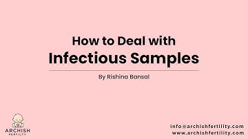 Dealing with infectious samples
