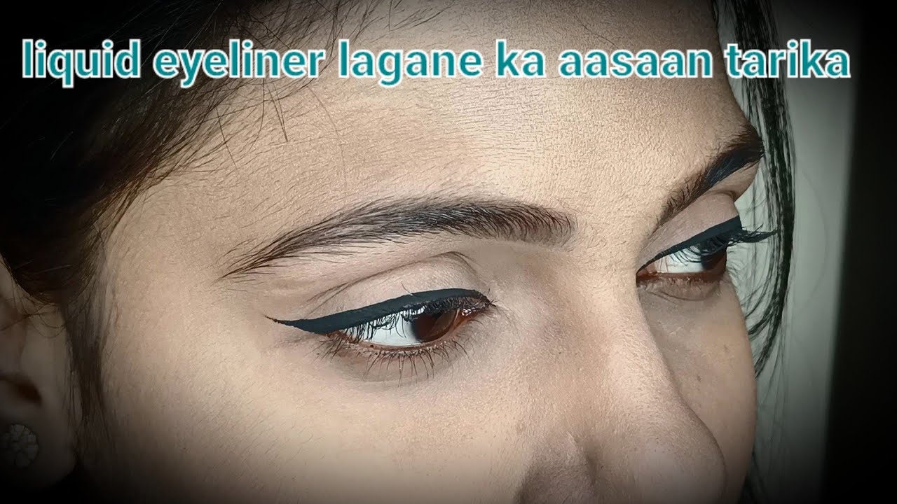 liquid eyeliner tutorial /wings eyeliner lagane ka tarika YouTube