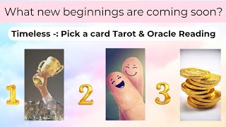 ✨ What New Beginnings Are Waiting for You? | Pick a Card Tarot Reading 🔮