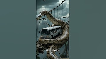 Myeterious | Python snake on old abandoned wooden bridge #snake #mysteriou