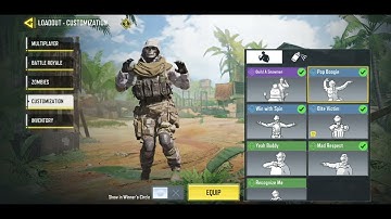 COD Mobile - Emote - Pop Boogie (Ghost - Dark Vision skin)
