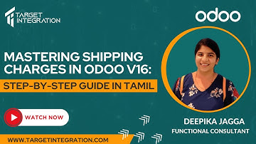 Mastering Shipping Charges in Odoo V16: Step-by-Step Guide | Target Integration | Tamil