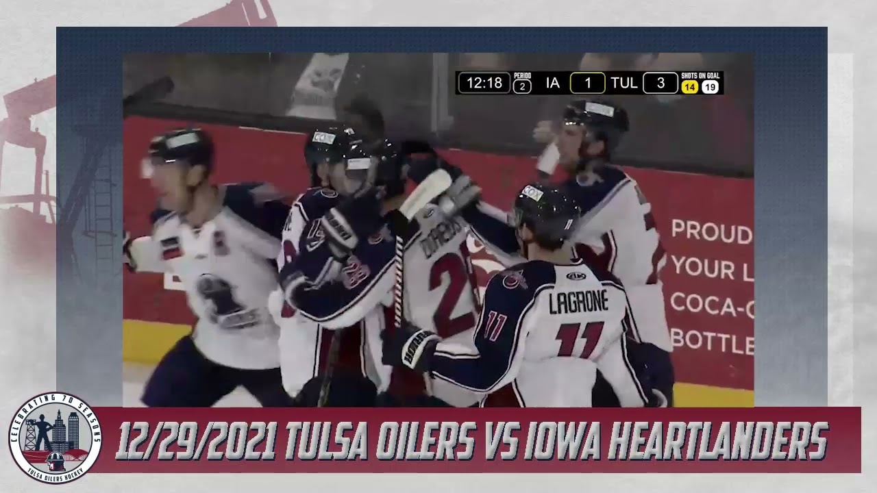 GAME HIGHLIGHTS 12/29/2021 Tulsa Oilers at the Iowa Heartlanders