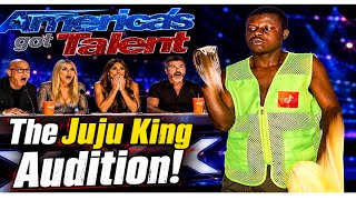 The Most Wonderful African Juju King in America's got talent show Live