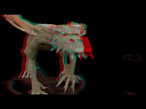 Dragon in 3D by 3D Phil - Use Red & Cyan 3D Glasses