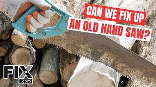 Hand Saw Refurbishing | Can We FIX Up This Old Hand Saw, and Make it Look New Again?? | FIX.com