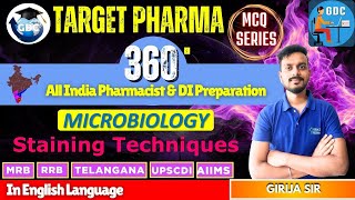 MCQ SERIES- Staining Techniques (Microbiology) | TARGET PHARMA 360 For-All DI & Pharmacist Exams screenshot 2