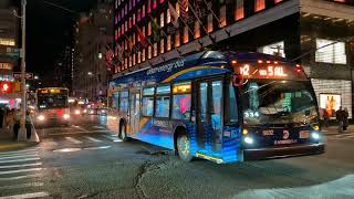 MTA & NYCT Bus: BxM2, BxM8, M1, M3 & More at Lexington Ave & East 59th Street