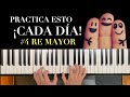 EJERCICIOS para piano - La rutina PERFECTA 🔥 (RE MAYOR)