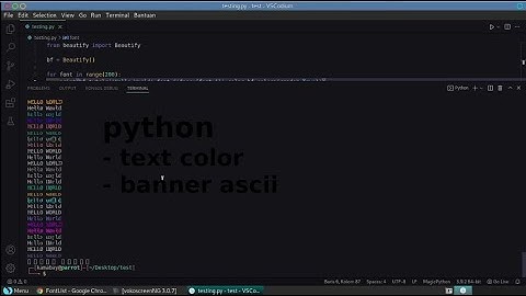 python text color 2022