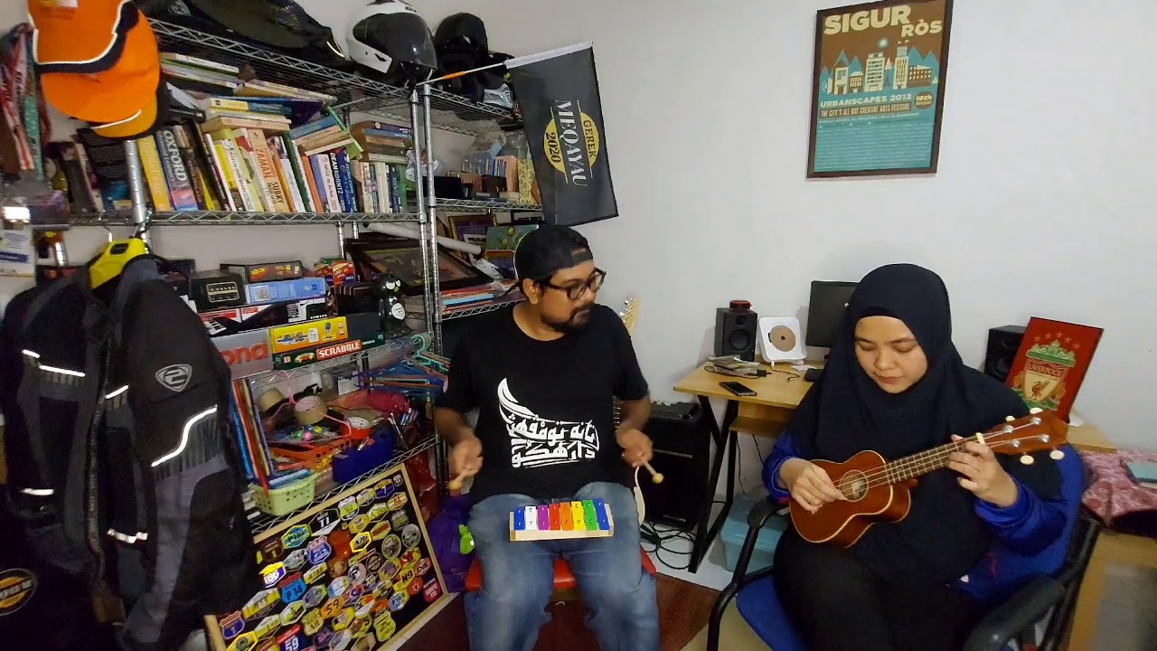 Projek BUNYI Studio Kecik 3 Xylophone bergabung ngan Ukulele When I