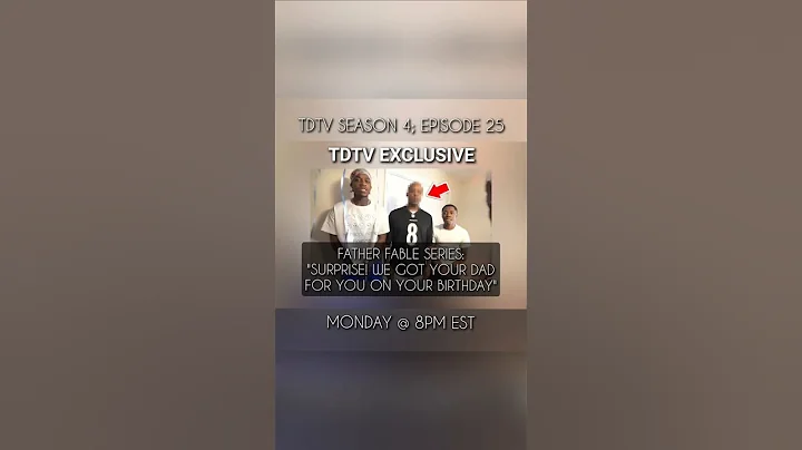 They surprised him with his deadbeat dad