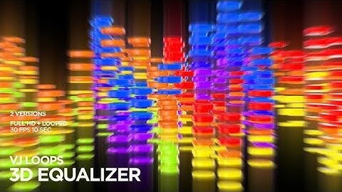 3D Equalizer VJ Loops | Motion Graphics - Videohive template