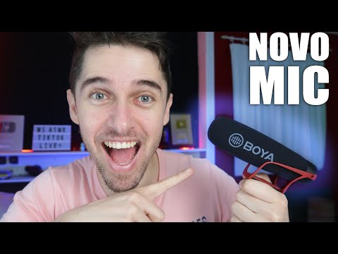 Mais um MICROFONE DIFERENTE para SENTIR ASMR | BOYA BY-BM2021R
