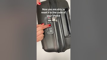 How to reset your TSA lock!