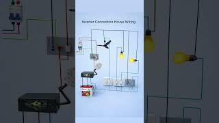 home inverter connection wiring diagram #project #electrical #electrcal #jazz #project #electrical