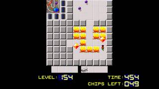 Chip's Challenge 2 - Level 154 (Pigeon Holes)