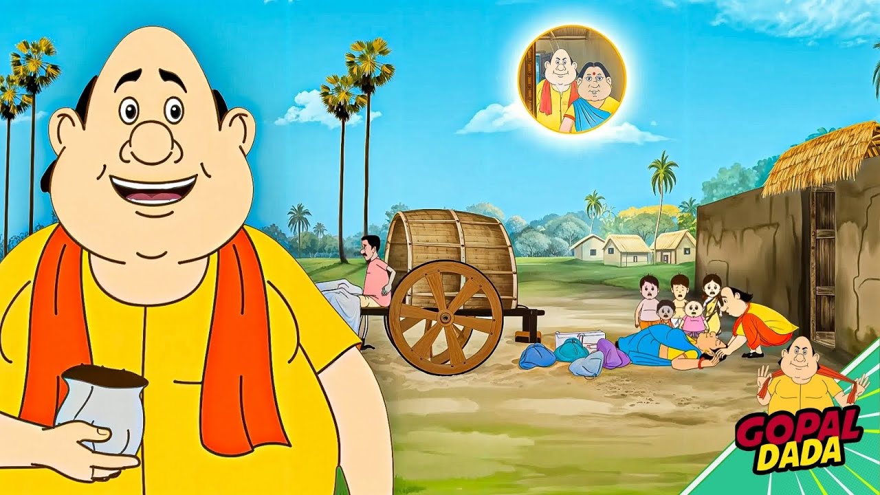 আয়না কান্ড | Gopal’s Mirror Trouble – Will He Save Ginni? | Gopal Dada Episodes