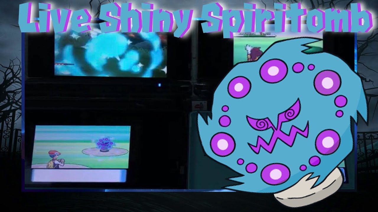 Live Shiny Spiritomb in Pokemon Diamond after 1268 SRs