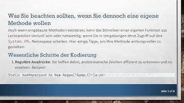 Der „beste Weg“, Textdaten für XML in .Net zu kodieren