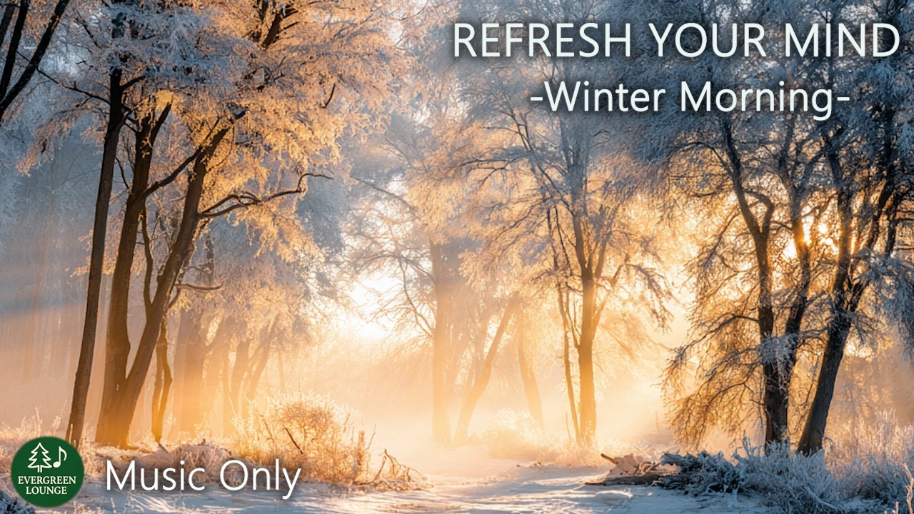 Refresh Your Mind - Winter Morning | Music Only | 心洗われる冬の朝、透明な空気と集中用BGM