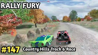 Rally Fury Country Hills Track 6 Race For First Place | Rally Fury Redback Car Draving #147 screenshot 4