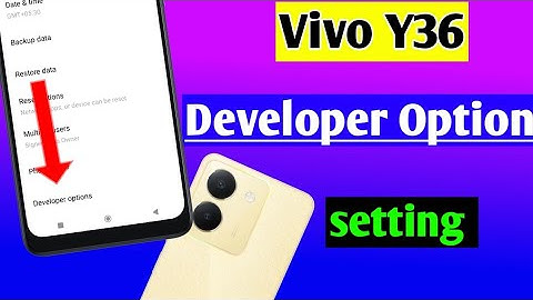 vivo y36 developer option setting | how to enable developer option in Vivo y36