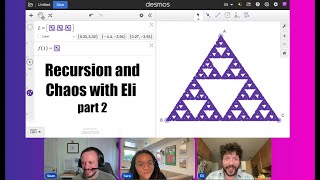 Recursion and Chaos with Eli part 2 #desmos #graphing #maths #mathematicalpatterns #iteachmath