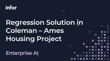 Creating a Machine Learning Model in Coleman AI | Ames Housing Project Example