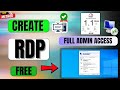 Free Windows RDP Latest Method 💻 No Credit Card Required |