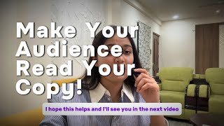 Make your audience read your copy with just this simple hack .