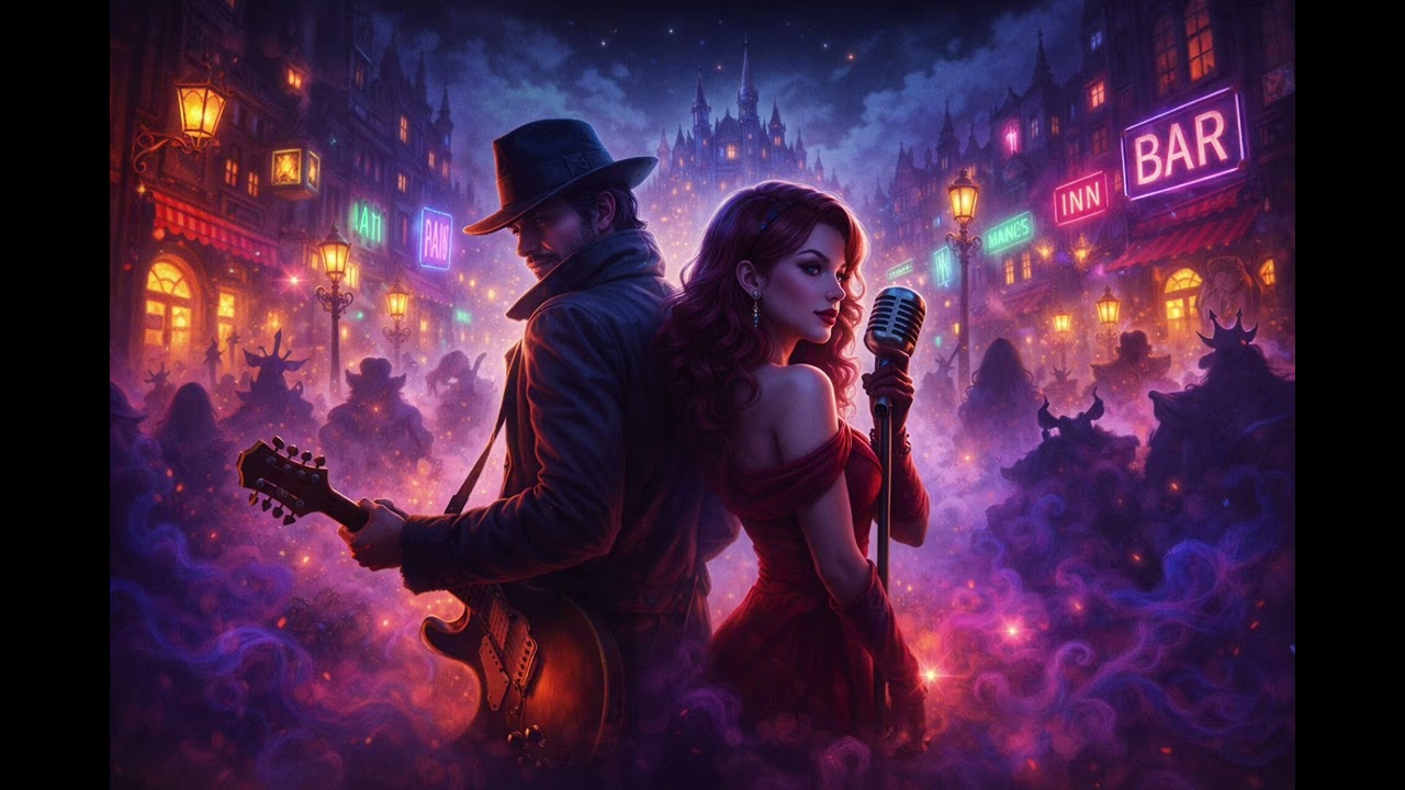 Сказочный детектив | Рок-н-ролл история Макса и Любани | AI Song