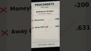 Baltimore Orioles vs Los Angeles Dodgers | Kira Doss CON | BASEBALL Betting
